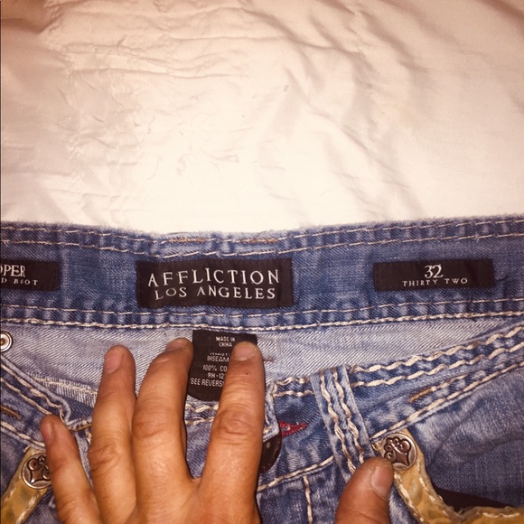 Men's Affliction Jeans - Picture 6 of 6
